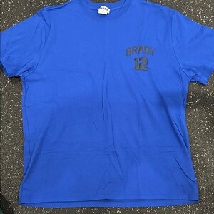 Brady Brand Blue Crewneck Tee